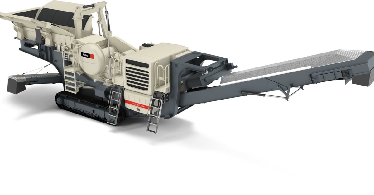 Metso Lokotrack® LT106™ Mobile Jaw Crusher