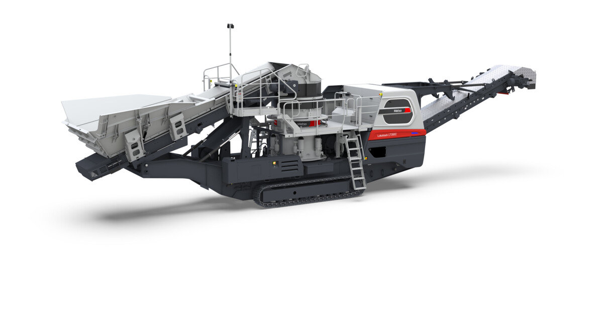 Metso Lokotrack® LT350C™ Mobile Cone Crusher