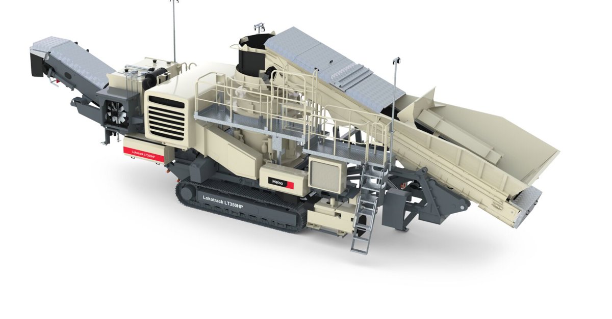Metso Lokotrack® LT350HP™ Mobile Cone Crusher