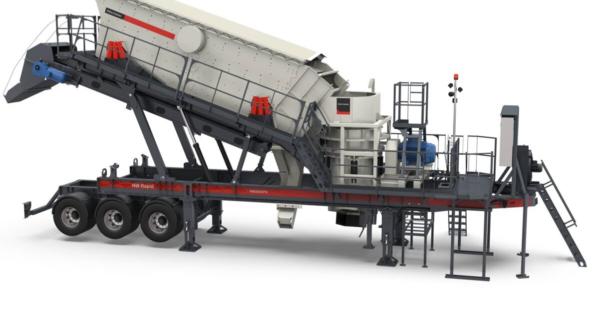 Metso NW200HPS™ Portable Cone Crusher & Screen