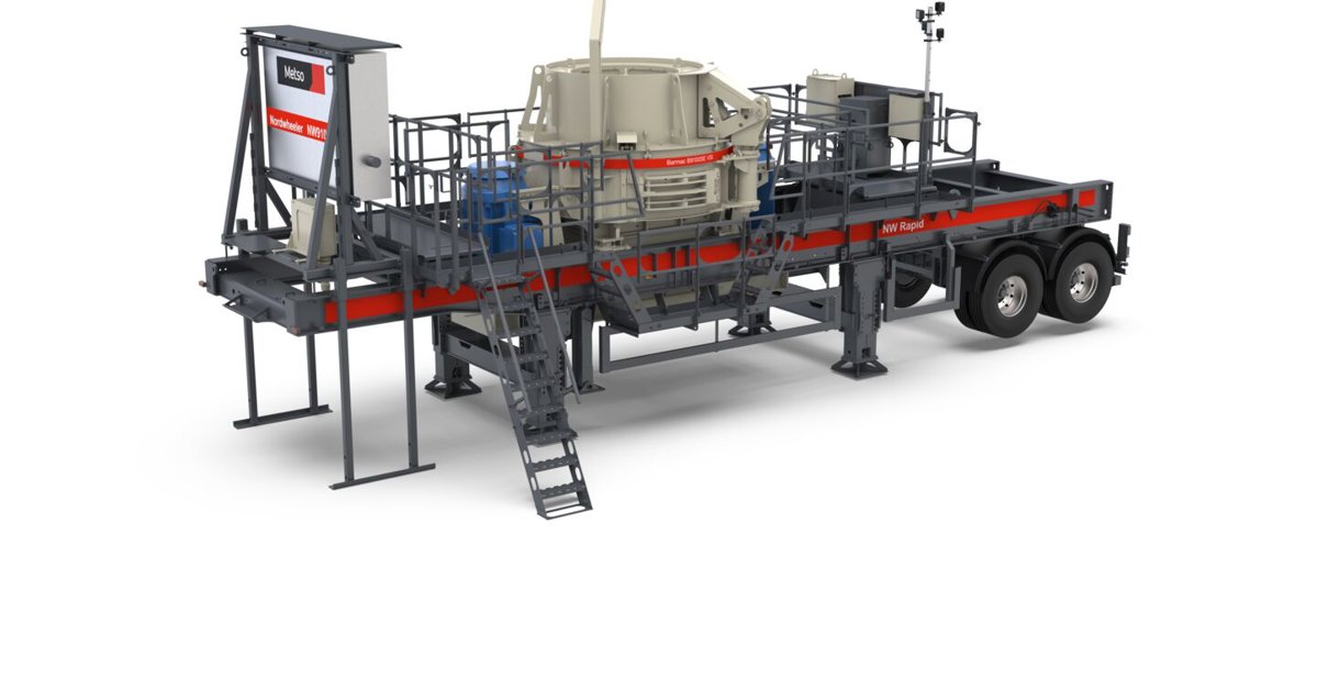 Metso NW9100™ Portable VSI Crusher